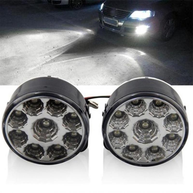 ИЗЧЕРПАН! Кръгли лед халогени с 9 диода